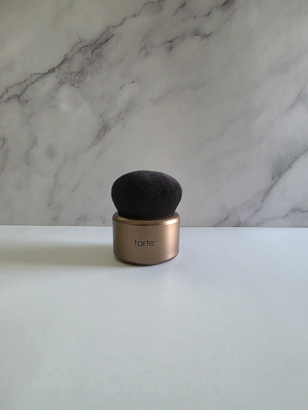 tarte Rose Gold Kabuki Brush with Black Bristles